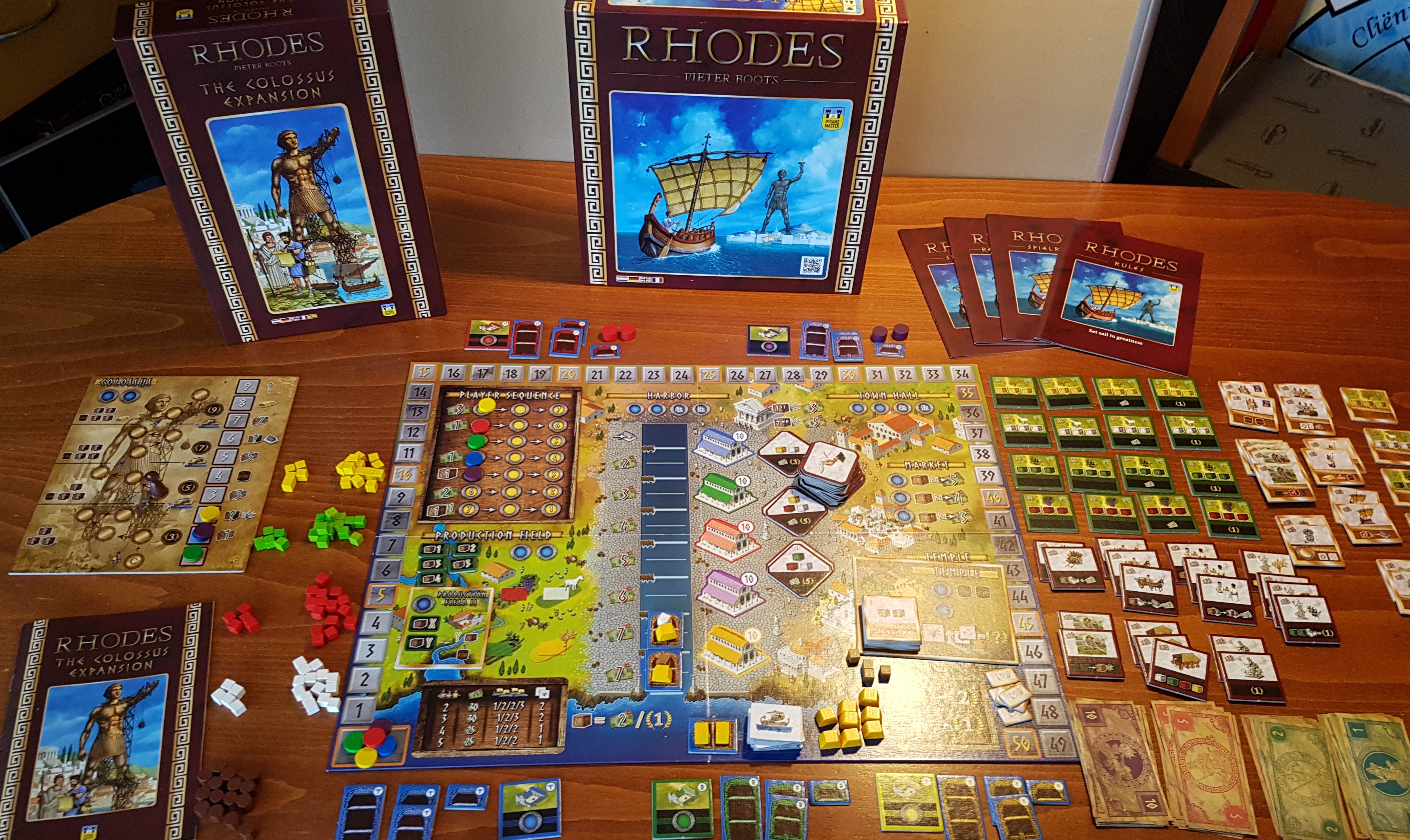 Nevelig werk lied The Game Master - Bordspel The Colossus of Rhodes